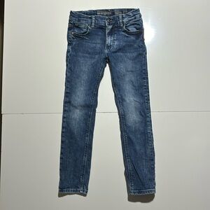 GUESS Boys Skinny Fit Jeans 6X/7 - Distressed Blue Denim
